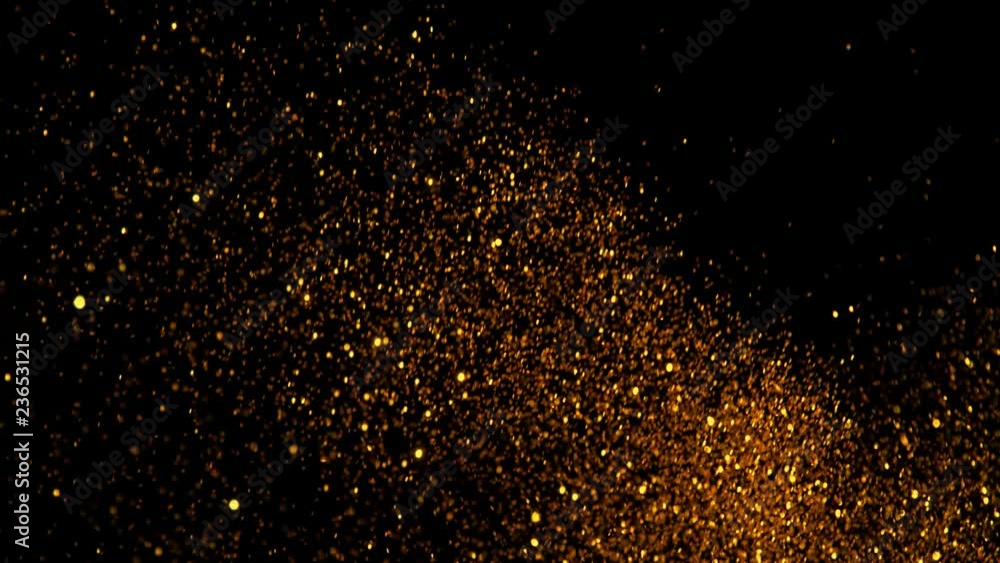 Golden glitter background in super slow motion shooted with high speed cinema camera at 1000fps 4K Golden glitter background in super slow motion shooted with high speed cinema camera at 1000fps 4K