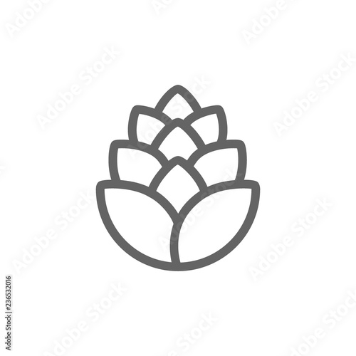 Fotografija Simple hop line icon