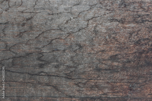grunge dark texture of wood. Old dirty wooden board for background.