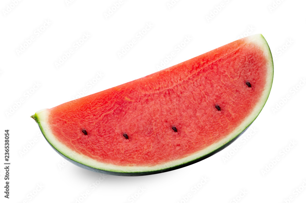 watermelon slice isolated on white background. watermelon slice isolated on white background.