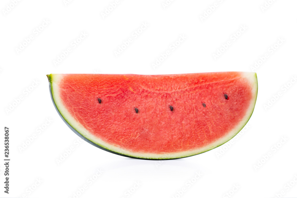 watermelon slice isolated on white background. watermelon slice isolated on white background.