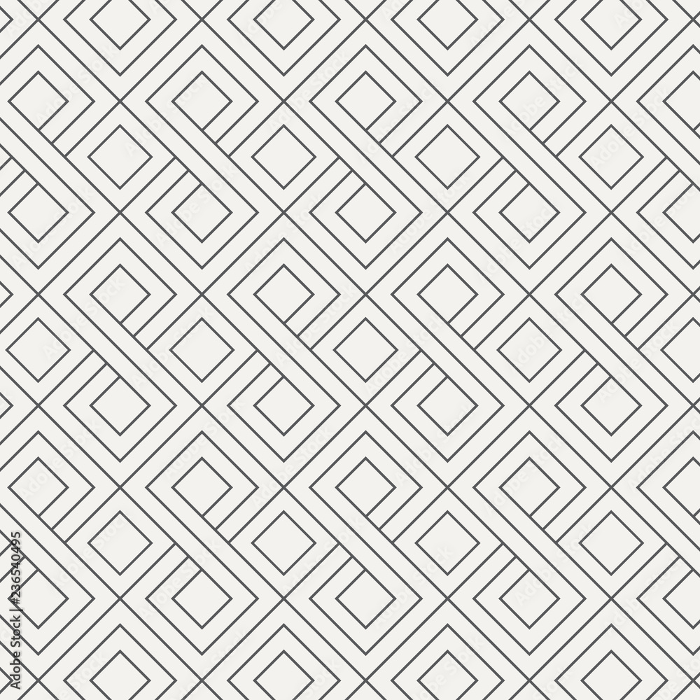 Abstract geometric pattern with lines, squares . graphic clean for wallpaper,  fabric, background. pattern is on swatches panel Stock Vector | Adobe Stock