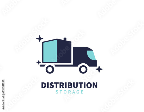Delivery Distribution and storage logo