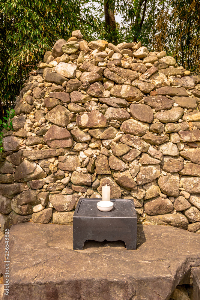 Εκτύπωση καμβά The house of Wolmae at Gwanghalluwon Garden