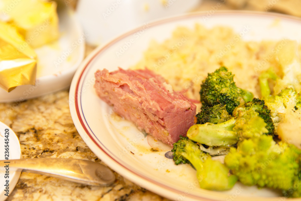 Corned Beef, Broccoli, Corned Beef, Broccoli,