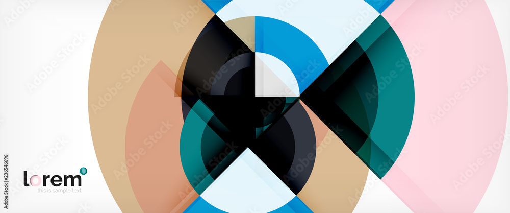 Multicolored round shapes abstract background Multicolored round shapes abstract background