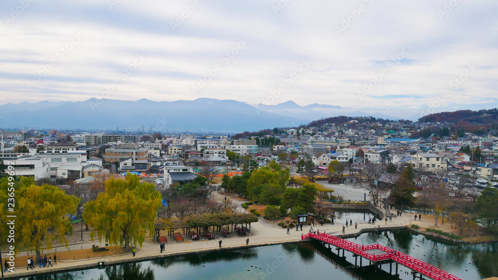 Matsumoto Castle landscape.