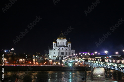Cathedral of Christ the Saviour at night © Иван Лепихов
