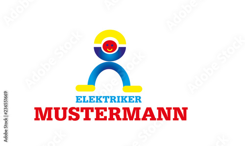  Elektriker Logo ,  Elektroinstallateur  Logo , Elektrotechniker Logo 
