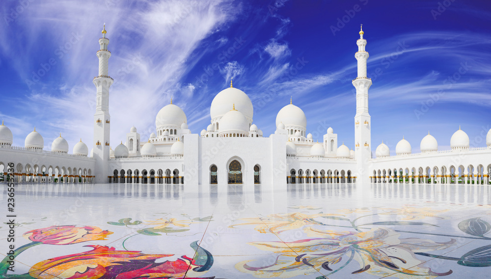Fototapeta premium Meczet Sheikh Zayed w Abu Adabi