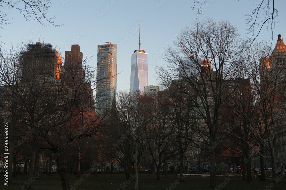 Obraz premium New York Skyline One World Trade Center