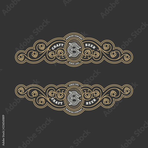 Beer label design