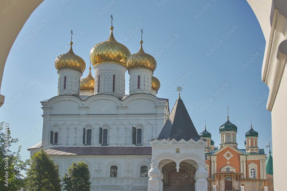 Ancient Russian monastery of the Holy Trinity in Kostroma