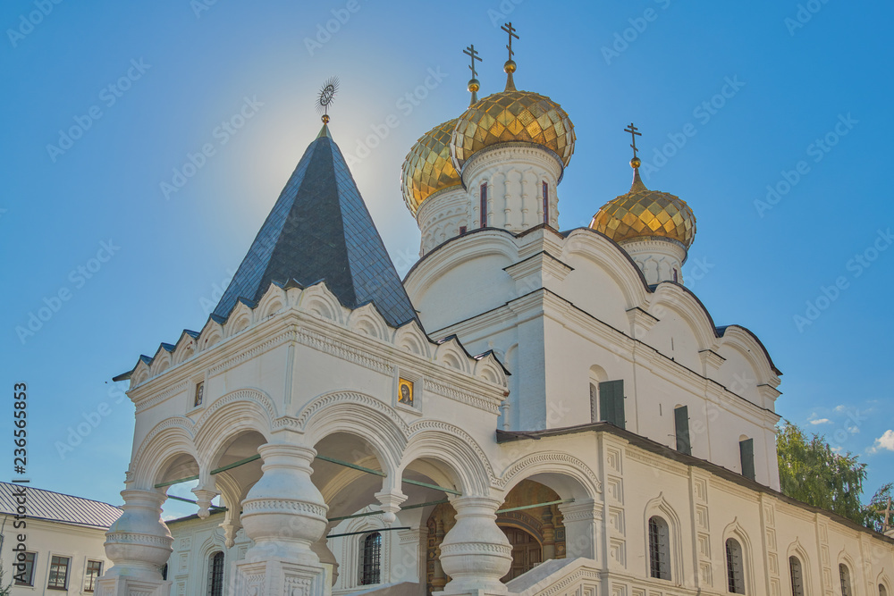Ancient Russian monastery of the Holy Trinity in Kostroma