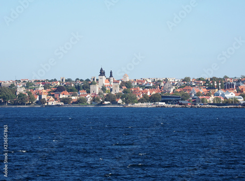 Fotografía visby フェリーからの眺め