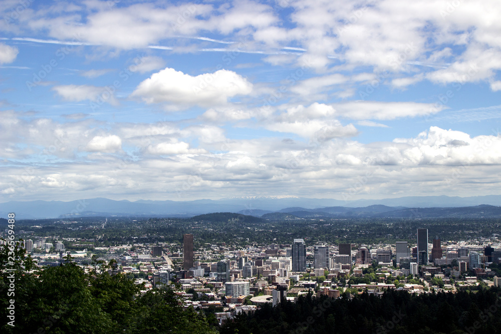 Portland Oregon City view