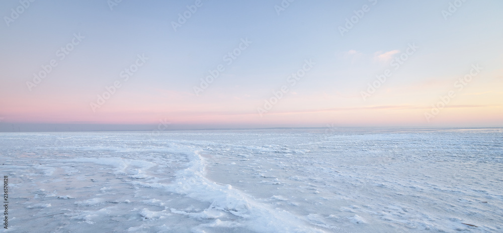 Cold pastel surface nature
