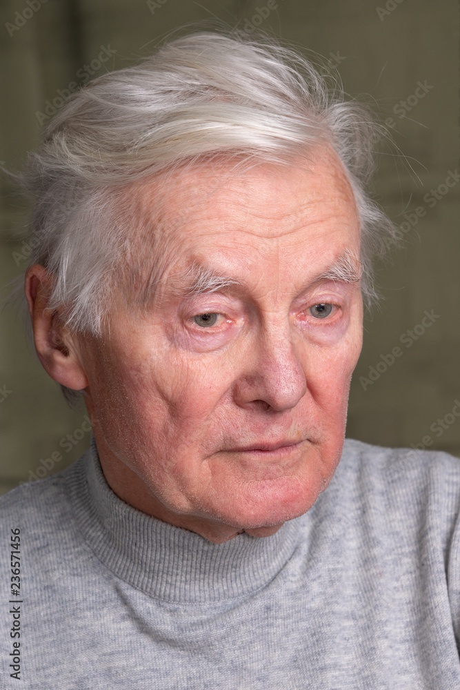 Portrait of senior. Portrait of senior.