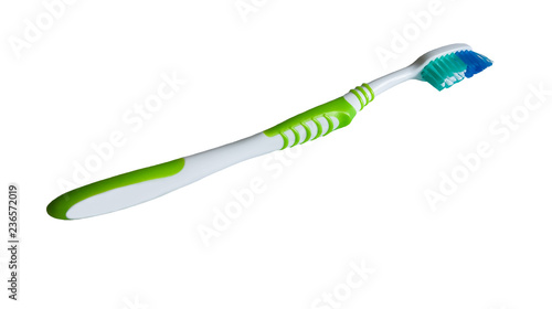 toothbrush on white background