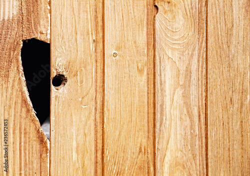 Fragment of wooden crate