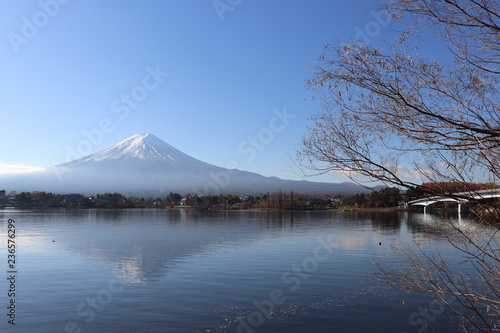 世界遺産・富士山と河口湖 © master