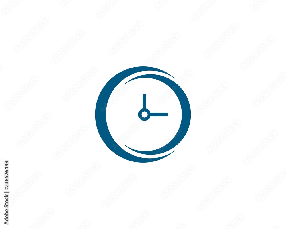 time clock logo design template time clock logo design template