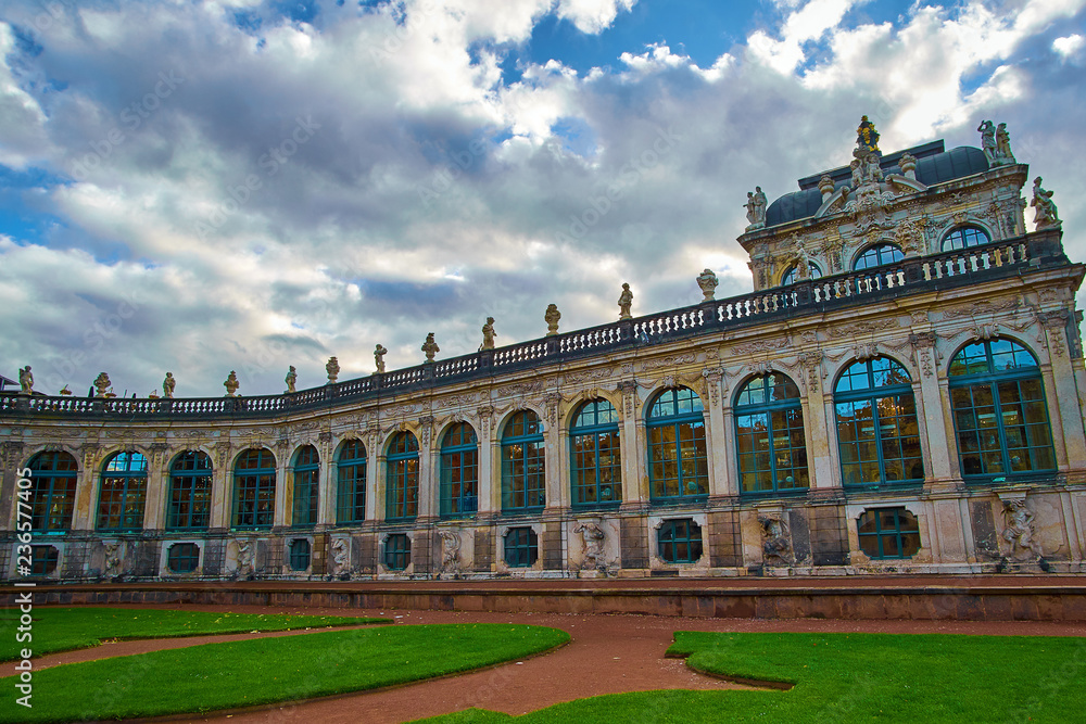 Obraz premium Zwinger art gallery and museum in Dresden, Saxony Germany