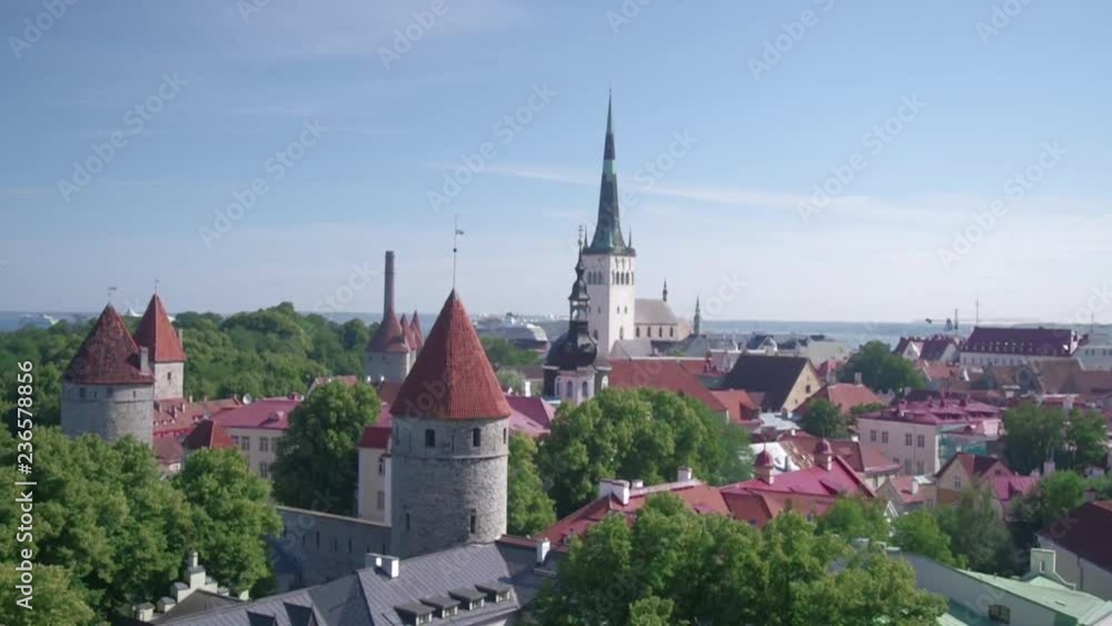 Tallinn top view Tallinn top view