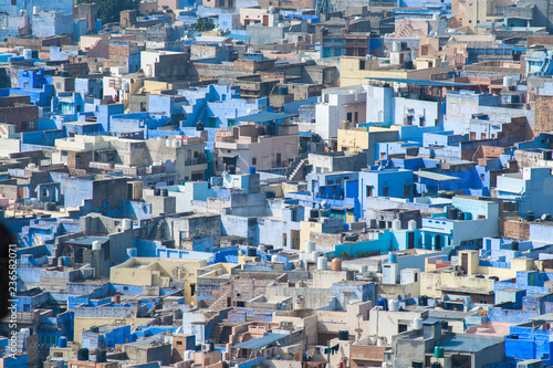 Jodhpur the blue city in Rajasthan State, India © pomiti