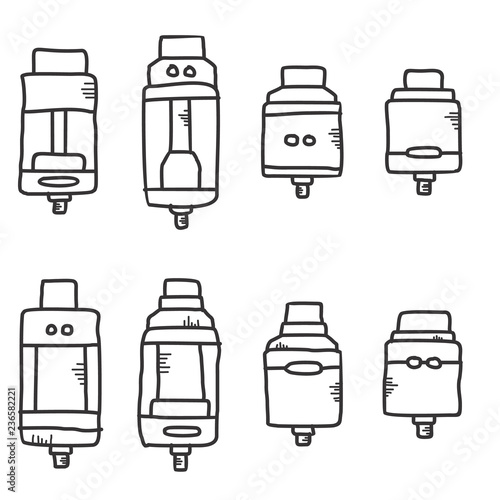 electric cigarette vapor atomizer tank