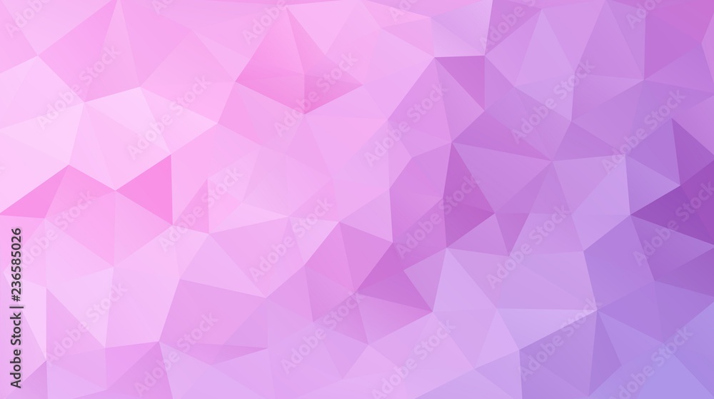 Obraz premium Flat pink triangle background