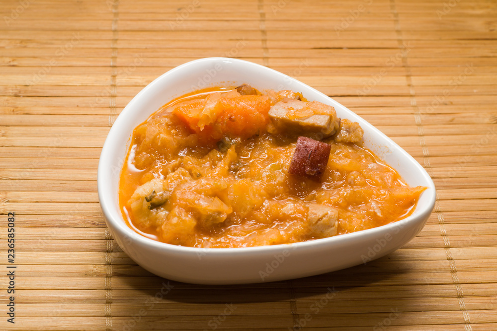 Stew of cabbage, christmas dish in traditional polish cuisine Stew of cabbage, christmas dish in traditional polish cuisine