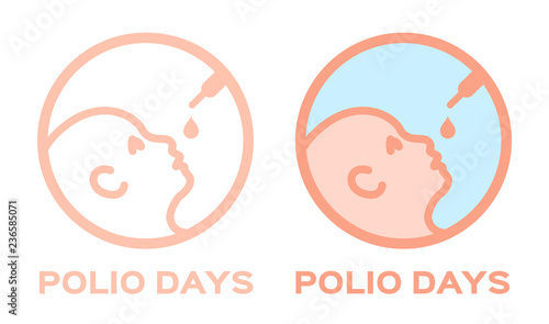 World Polio Day vector icon