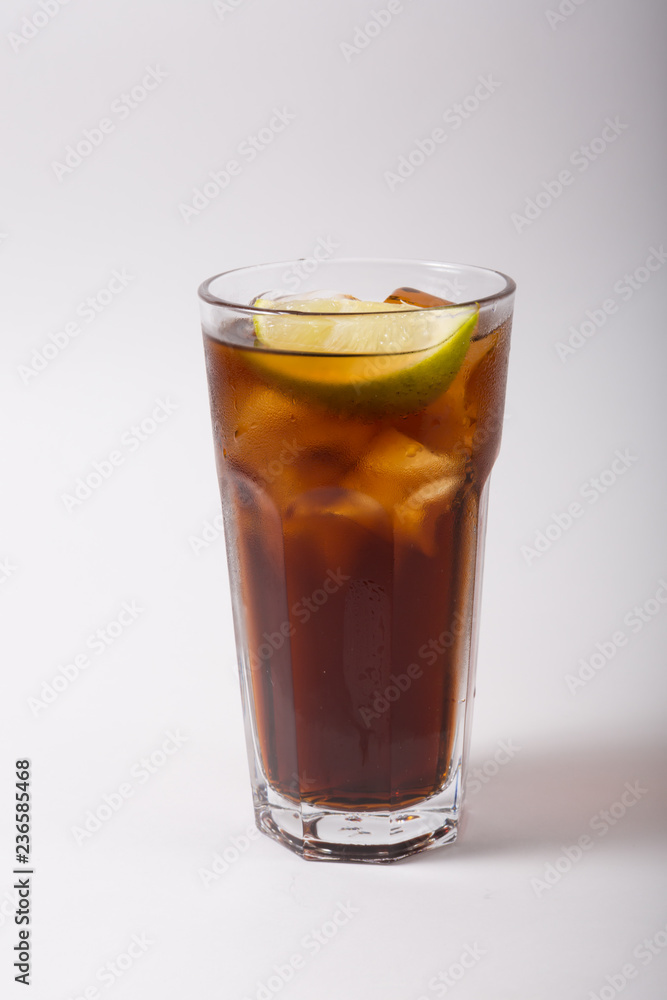 Alcohol cocktail drink on a white background Alcohol cocktail drink on a white background