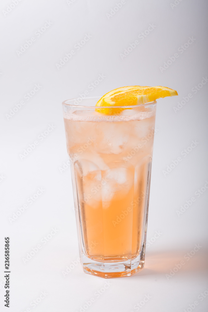 Alcohol cocktail drink on a white background Alcohol cocktail drink on a white background
