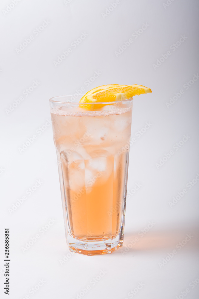 Alcohol cocktail drink on a white background Alcohol cocktail drink on a white background