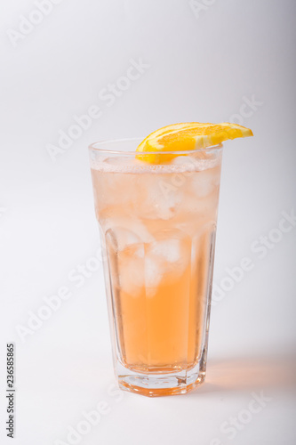 Alcohol cocktail drink on a white background