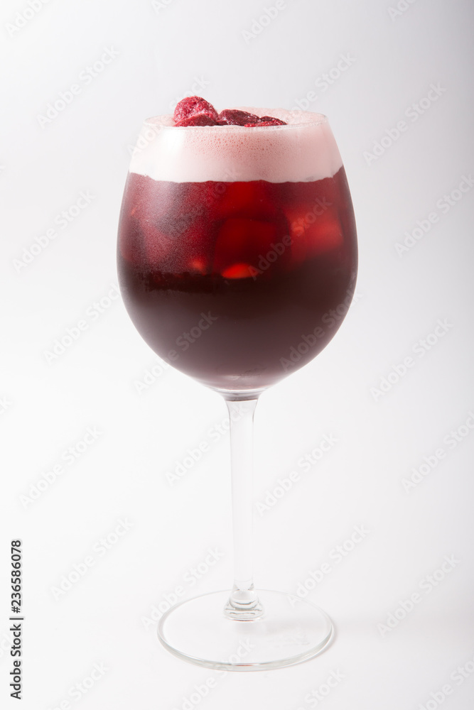 Alcohol cocktail drink on a white background Alcohol cocktail drink on a white background