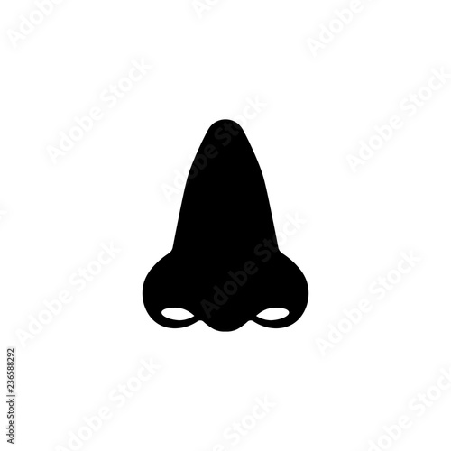 nose. monochrome icon
