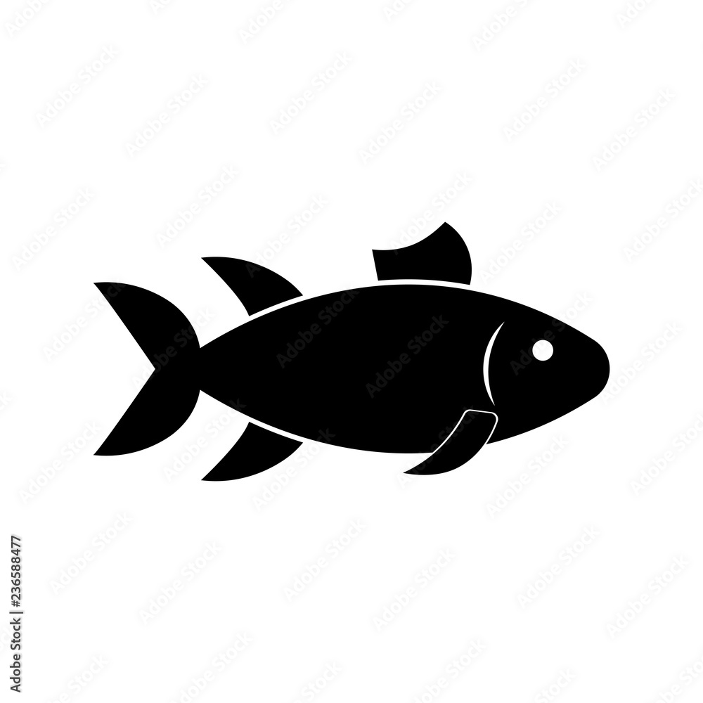 fish icon vector illustration eps10 fish icon vector illustration eps10