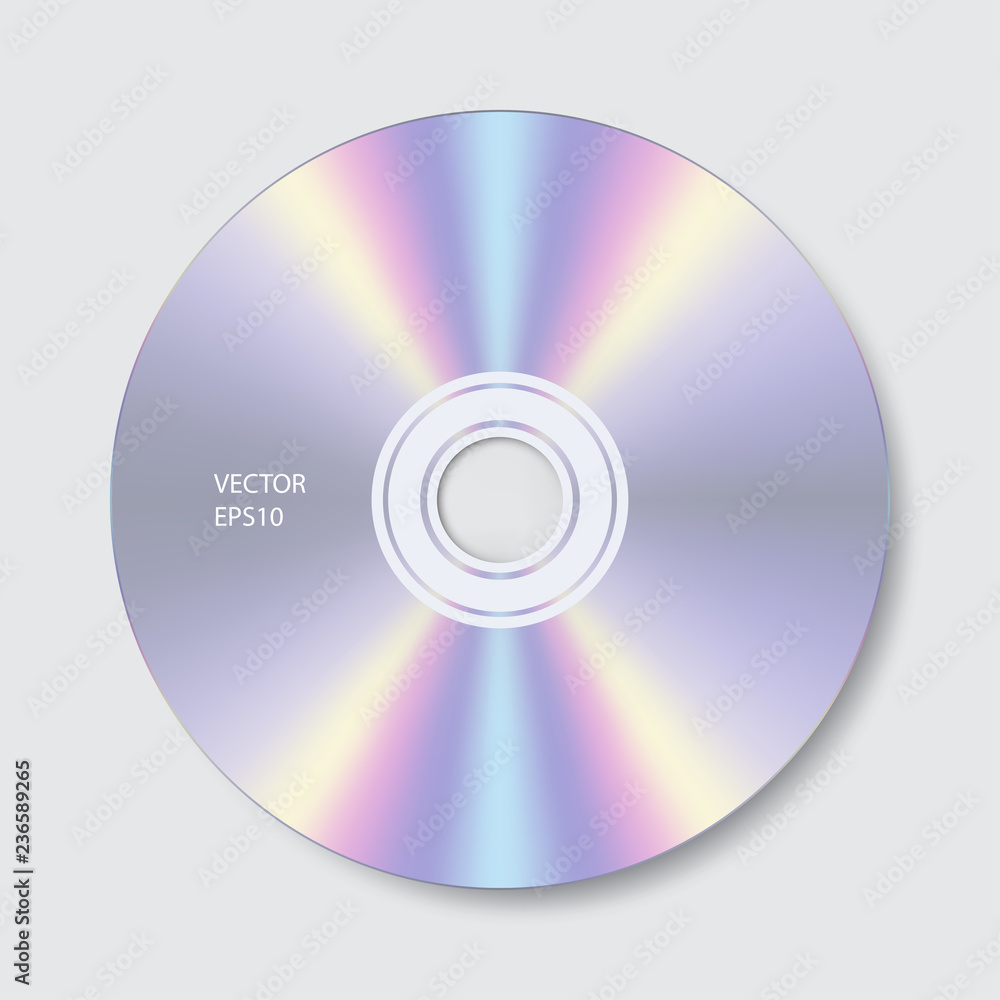 CD isolate on white background CD isolate on white background