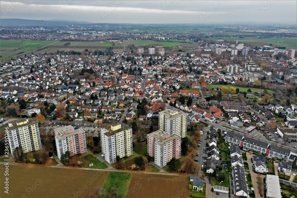 Steinbach in Hessen aus der Luft
