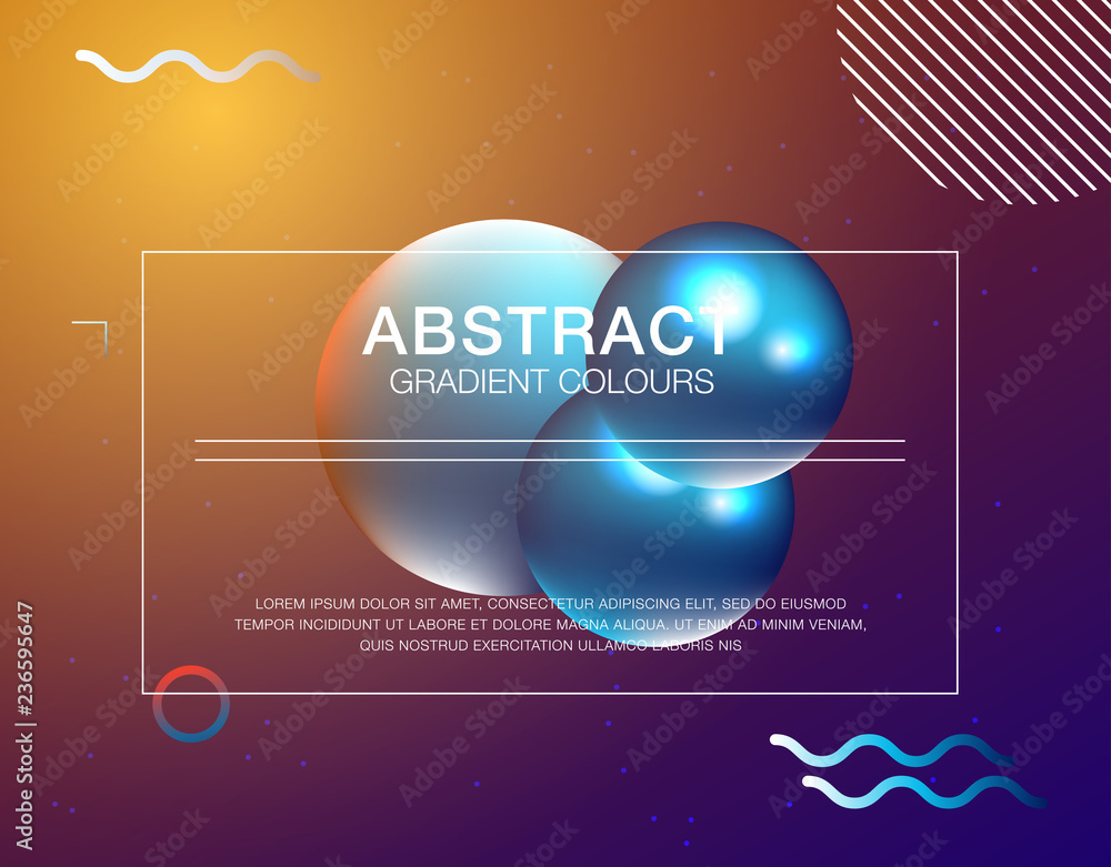 Dynamic 3D background with fluid shapes modern concept. minimal poster. ideal for banner, web, header, page, cover, billboard, brochure