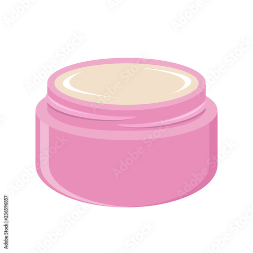 Lippenbalsam Flat Design Icon isoliert auf weißem Hintergrund
