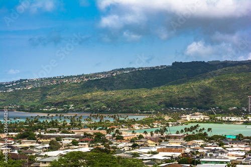 View of Hawaii Kai area, Oahu, Hawaii © pikappa51