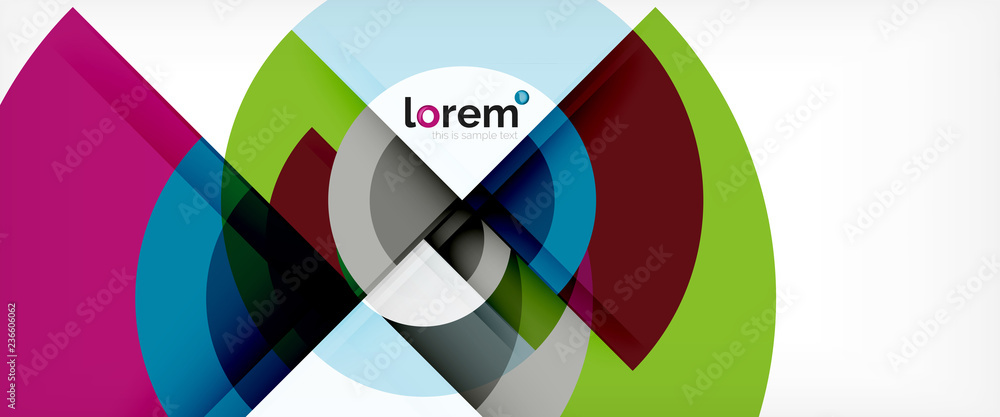 Multicolored round shapes abstract background Multicolored round shapes abstract background