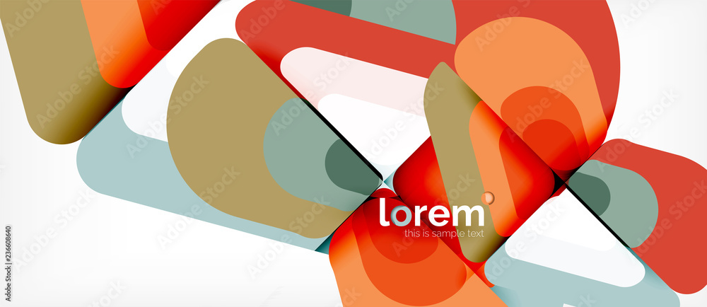 Geometric abstract background Geometric abstract background