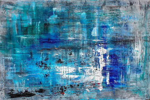 Struktur, Kunst, Modern Art, Blau
