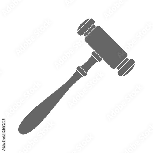 Judge gavel. Vector.