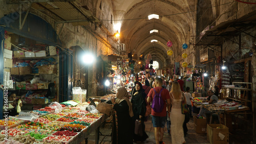 Wallpaper Mural Market in the old town of Jerusalem, Israel. Torontodigital.ca